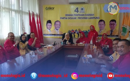 Alzier Sambangi DPD Golkar Lampung