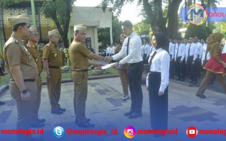 Wali Kota Metro Serahkan SK 86 CPNS