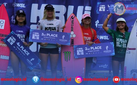 Peselancar Australia dan Jepang Juara WSL Krui Pro 2025