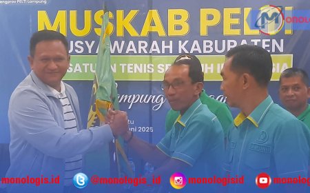 Agus Nugroho Pimpin Pelti Lampung Tengah