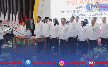 Jusuf Kalla Lantik Pengurus dan Dewan Kehormatan PMI Lampung