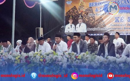 Hadiri HUT Desa Beringin Kencana, Ini Pesan Wabup Lampung Selatan