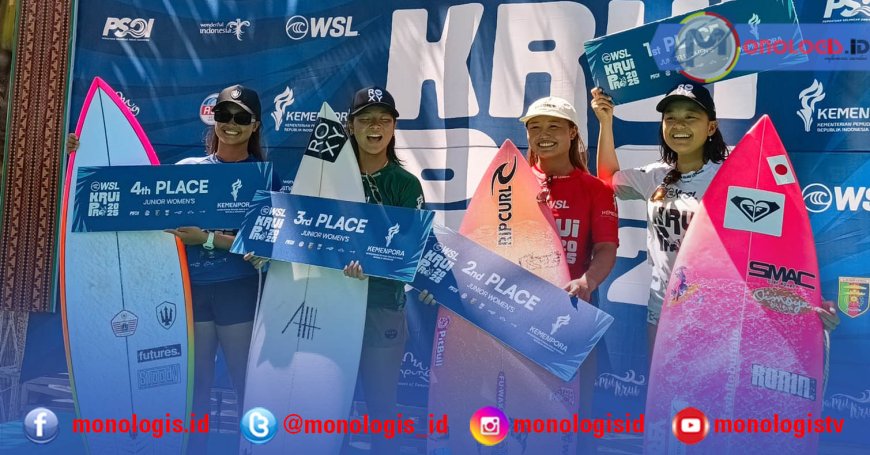 Indonesia Gagal di Final Junior Men dan Women WSL Krui Pro 2025