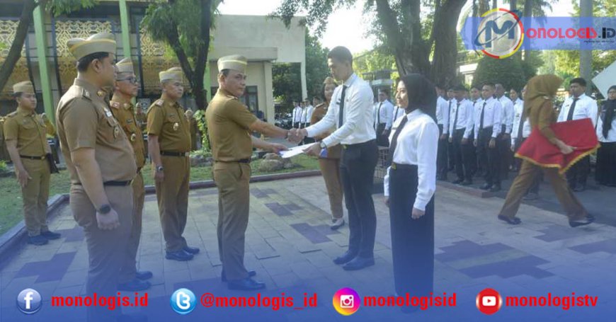 Wali Kota Metro Serahkan SK 86 CPNS