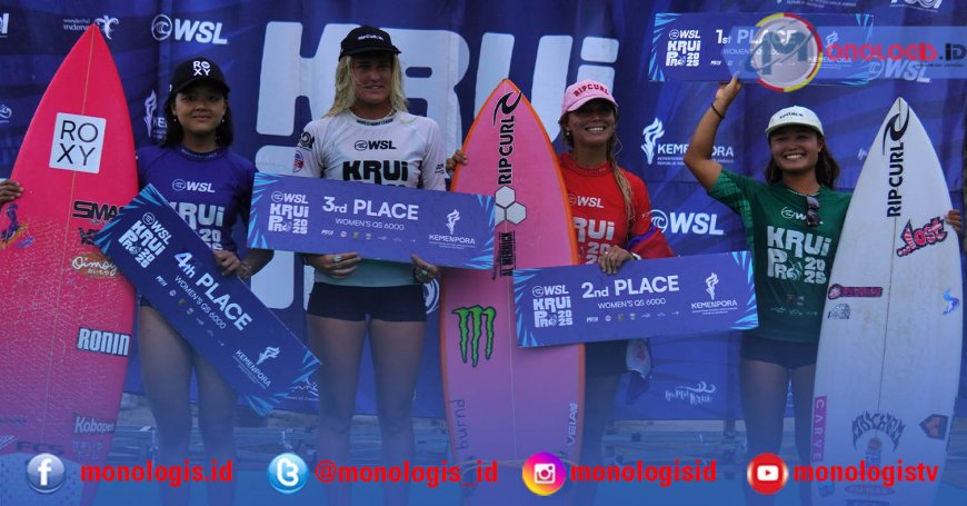 Peselancar Australia dan Jepang Juara WSL Krui Pro 2025