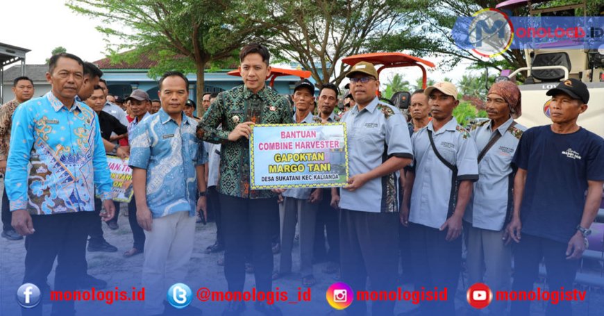 Bupati Lampung Selatan Serahkan Bantuan Alsintan Bagi Petani
