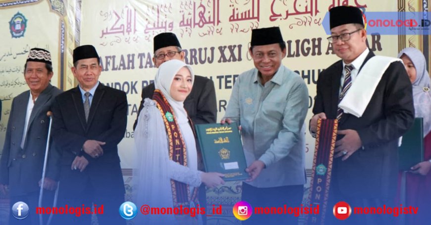 Sekda Lampung Selatan Hadiri Wisuda Ponpes Terpadu Ushuluddin