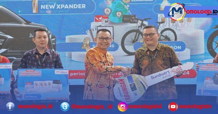 Nasabah Bank Lampung KCP Teluk Betung Selatan Raih Mobil Xpander Undian Tabungan Lokal Bank Lampung