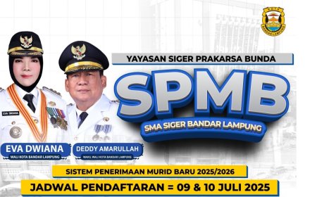 SMA Siger Bandar Lampung Buka Pendaftaran Gratis Bagi Calon Siswa Kurang Mampu