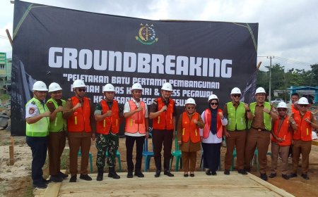 Pembangunan Rumah Dinas Kajari Mesuji Dimulai