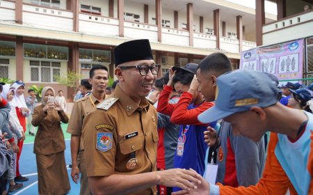 Gubernur Lampung Tinjau MPLS di SMAN 3 Bandarlampung