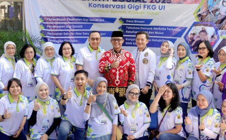 Konservasi Gigi UI Gelar Bakti Sosial di Lampung Tengah