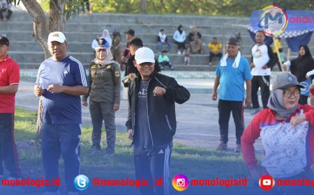 Masyarakat Antusias Ikut Car Free Day Perdana Lampung Tengah