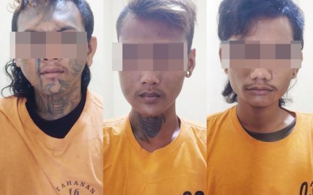 Polisi Amankan Tiga Pelaku Pengeroyokan di Lampung Tengah