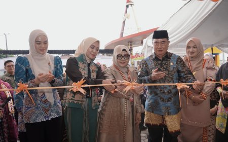 Ketua Dekranasda Lampung Resmikan Galeri UMKM Tanggamus