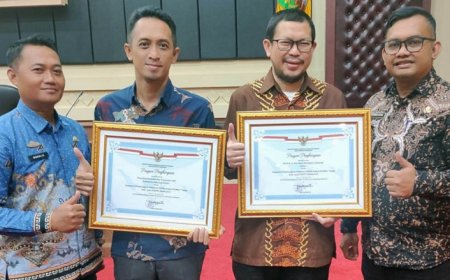 Disdukcapil dan RSUD Bob Bazar Lampung Selatan Raih Penghargaan dari Kemenpan RB