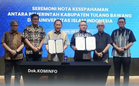 Pemkab Tulangbawang Kolaborasi Dengan UII Bangun Daerah Berbasis Ilmu Pengetahuan, Riset, dan Inovasi