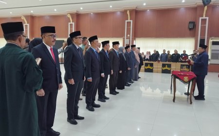 Dedi Amarullah Lantik 10 Pejabat Pemkot Bandarlampung