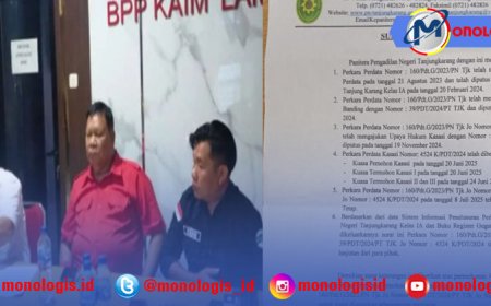 PN Tanjung Karang : Keputusan Kasasi MA Nuryadin, Berkekuatan Hukum Tetap Tanpa ada Upaya Hukum Lain.