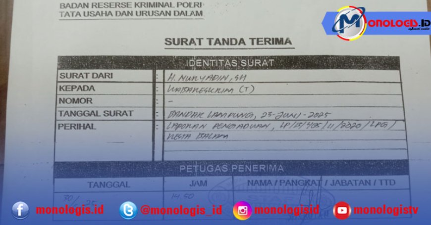 Kuasa Hukum: Surati Mabes Polri, 5 Tahun Laporan Polisi Soal Darussalam Macet