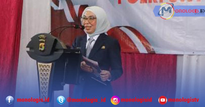 Bupati Waykanan Hadiri Peringatan Hari Bhayangkara ke-79