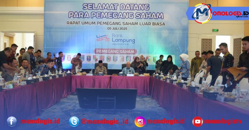 Muhammad Firsada Ditetapkan sebagai Komisaris Utama Bank Lampung Dalam RUPS - LB Bank Lampung