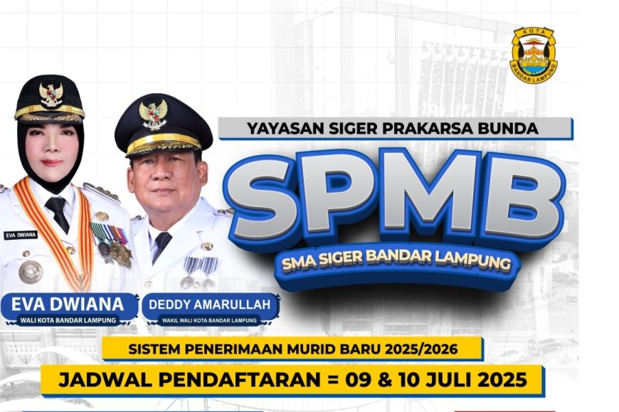 SMA Siger Bandar Lampung Buka Pendaftaran Gratis Bagi Calon Siswa Kurang Mampu