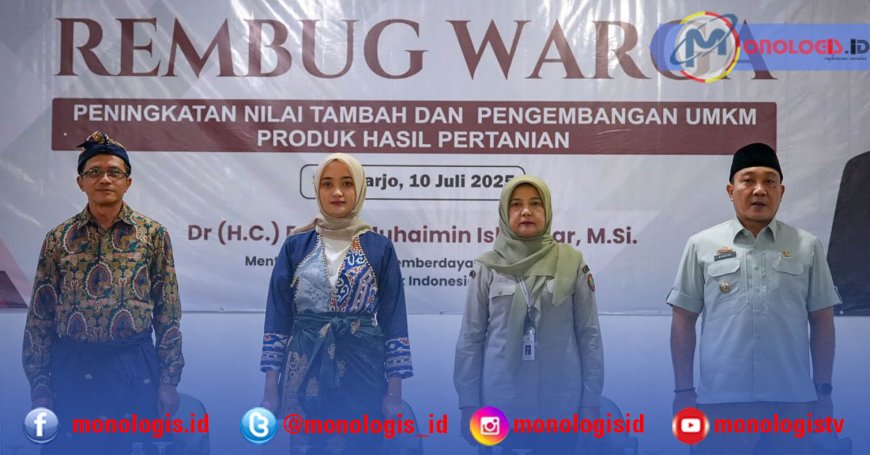 Wakil Bupati Lampung Selatan Hadiri Rembug Warga dengan Kemenko PM