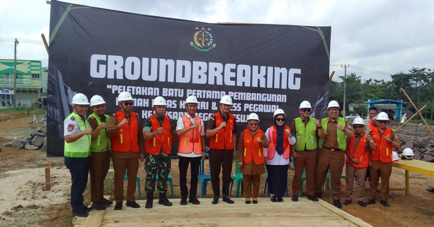 Pembangunan Rumah Dinas Kajari Mesuji Dimulai