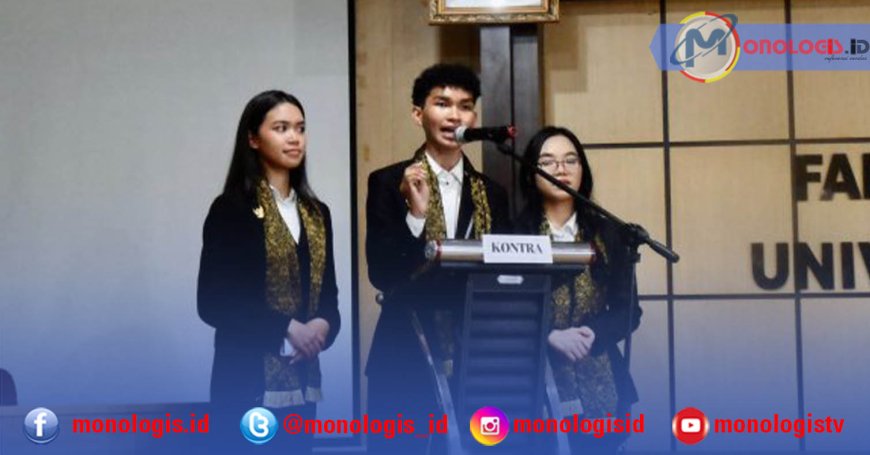 Mahasiswa FH Unila Juara II Debat Konstitusi Nasional