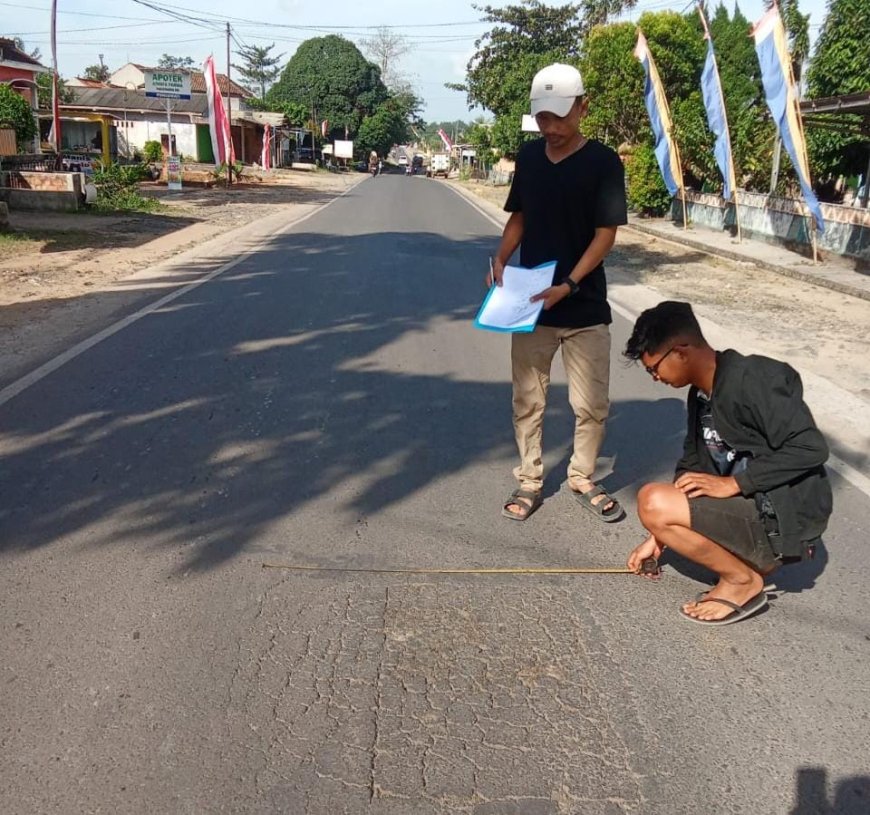 Ketua IMI Lampung Tengah Tinjau Lintasan Kejuaraan Piala Bupati Lamteng Samosir Dragbike 2025