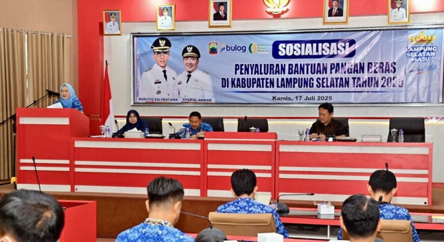 106 Ribu Keluarga di Lampung Selatan akan Terima Bantuan Pangan