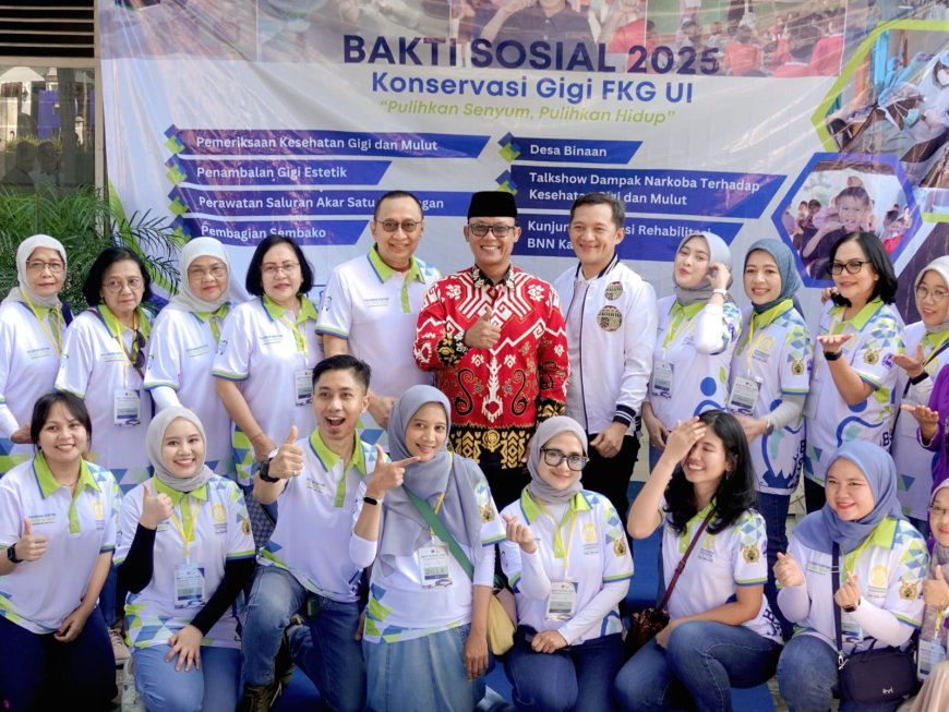 Konservasi Gigi UI Gelar Bakti Sosial di Lampung Tengah