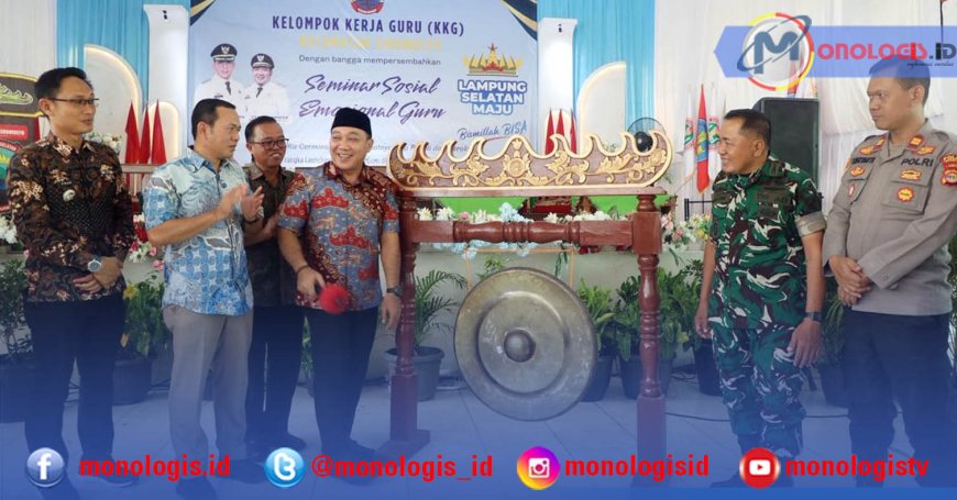 Wabup Lampung Selatan Buka Seminar Sosial Emosional Guru