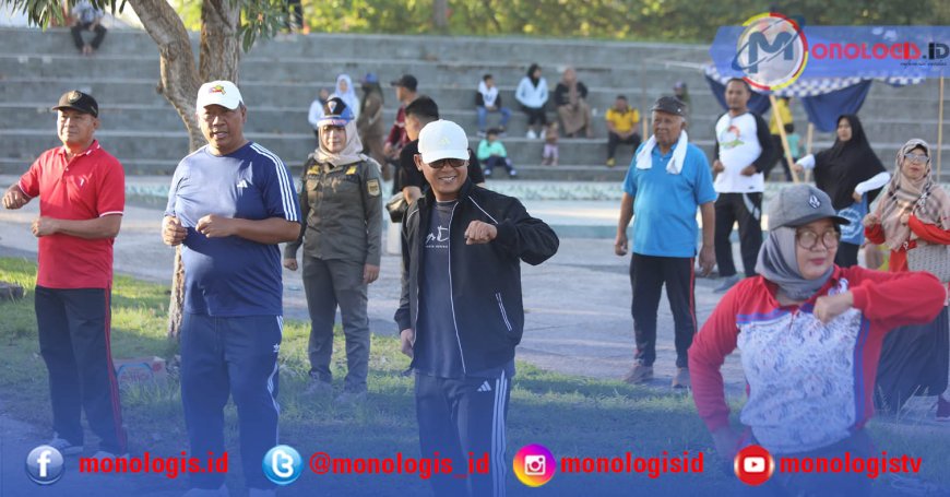 Masyarakat Antusias Ikut Car Free Day Perdana Lampung Tengah