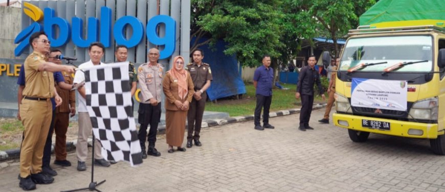 Pemkab Lampung Selatan Luncurkan Penyaluran Bantuan Pangan Beras