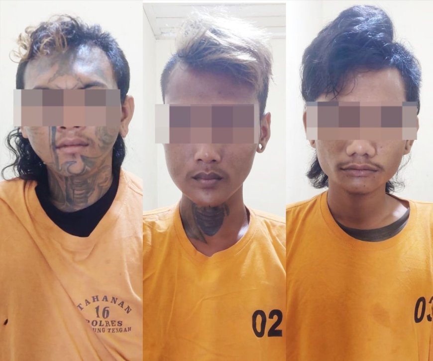 Polisi Amankan Tiga Pelaku Pengeroyokan di Lampung Tengah