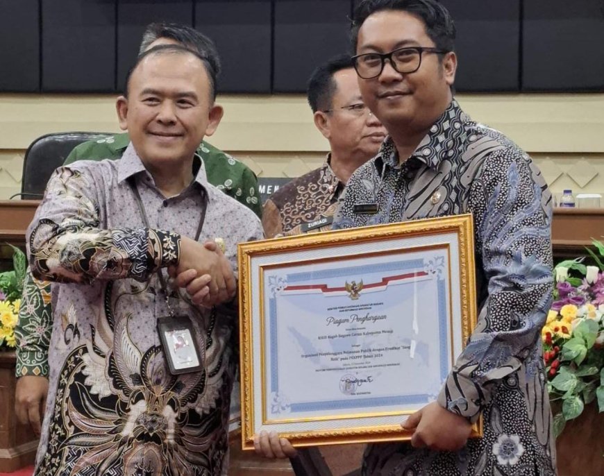 RSUD RBC Mesuji Raih Penghargaan Organisasi Penyelenggara Pelayanan Publik Predikat Sangat Baik