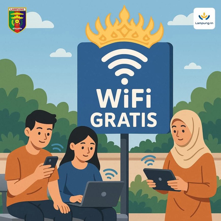 Pemprov Lampung Sediakan WiFi Gratis untuk Masyarakat, Ada 21 Lokasi