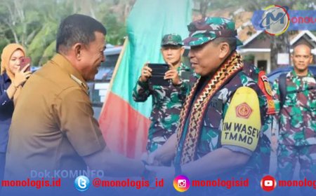 Wakil Bupati Tulangbawang Sambut Tim Wasev TMMD
