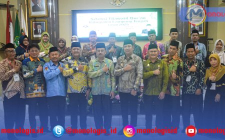 Dibuka Sekda, STQH Lampung Tengah 2025 Diikuti 90 Peserta