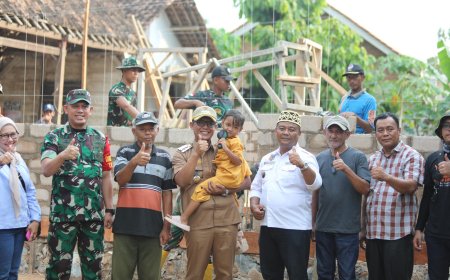 Ardito Tinjau Bedah Rumah di Lokasi TMMD