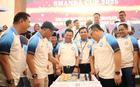 Gubernur vs Kapolda Jadi Laga Pembuka Turnamen Catur SMANDA Cup 2025