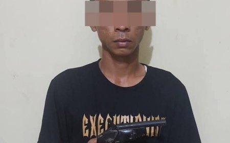 Miliki Senpira Tanpa Izin, Warga Sendang Rejo Diamankan Polisi