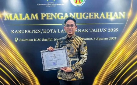 Lampung Selatan Pertahankan Predikat KLA Nindya 2025
