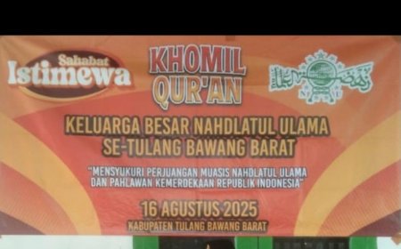 PCNU Tulangbawang Barat Gelar Khotmil Qur’an di 500 Titik