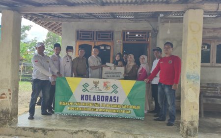 Baznas Tulangbawang Barat Salurkan Bantuan Pengobatan untuk Bayi Penderita Bibir Sumbing