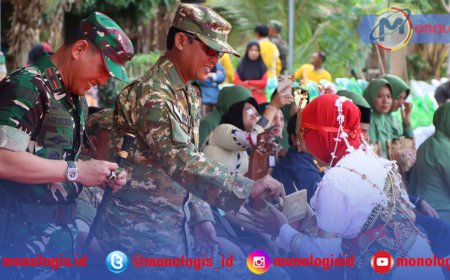 Danrem 043/Garuda Hitam Tutup TMMD ke-125 di Lampung Tengah