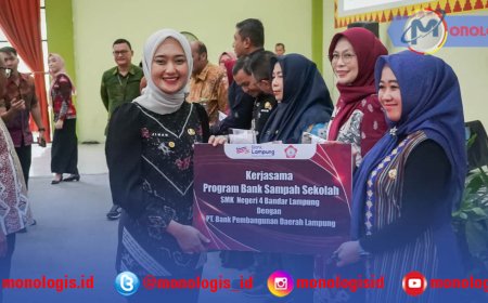 Lima Sekolah di Bandarlampung Jadi Pilot Project Bank Sampah