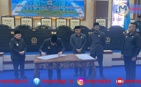 Ranperda APBD Perubahan 2025 Disetujui, Bupati Pesisir Barat Apresiasi DPRD